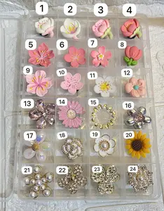 JIBBTZ PREMIUM BUNGA BUNGA - AKSESORIS SANDAL WANITA