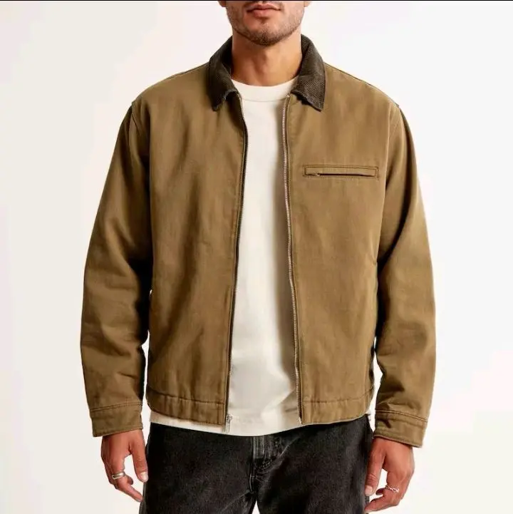 wor jaket jaket boxsi jaket vinteg canvas