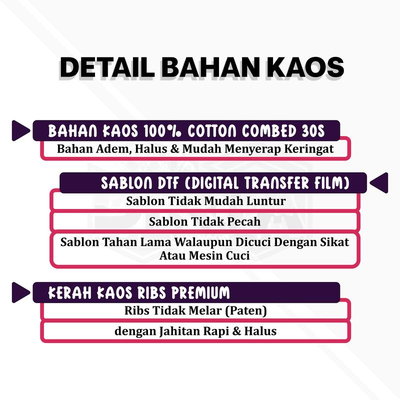Baju Kaos Distro Pria Wanita Viral Es Teh Memanusiakan Manusia Katun Hitam Putih Combed Unisex Keren 6