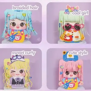 Mainan Diy Gunting Rambut Kreatifitas Magic Hairdresser Lucu Unik (1 Bungkus)