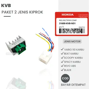 (KVB) PAKET 2 JENIS KIPROK + SOCKET VARIO 110 KARBU, BEAT KARBU, SCOOPY KARBU, SPACY KARBU, REVO ABS