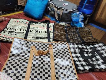 Product Review of Extra Large Sako Bag Double Thicken Woven Luggage Bag Travel Waterproof Storage Zipper Bag Wholesale from B**😘 0
