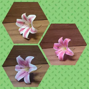 Waka Taman Store ll Cucuk Bunga Lily Cantik & Elegan untuk Aksesoris Rambut Anda