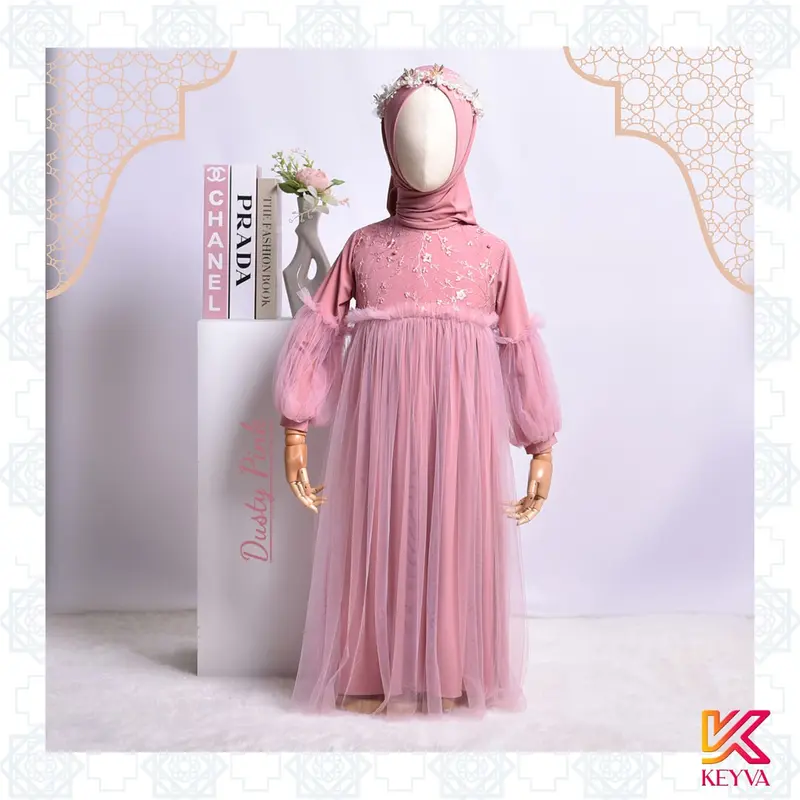 Queena Gamis Balita Set Keyva 2