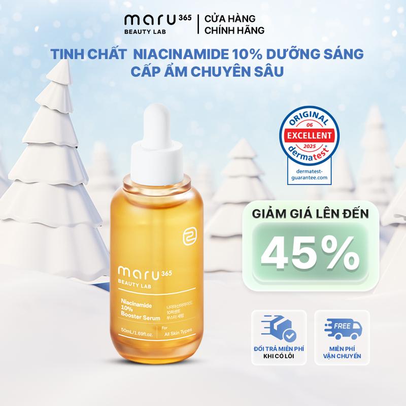 KCS Tinh chất dưỡng sáng cấp ẩm chuyên sâu Maru365 Niacinamide 10% Booster Serum 50ml