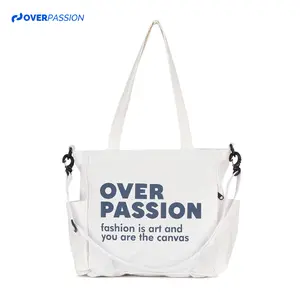 Overpassion - Tote Bag  Sekaligus Tas Selempang  Pria dan Wanita