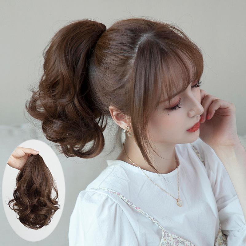 Product Introduction of 20cm Women's Curly Hair Extensions Braid Synthetic Horsetail Wig Upgraded Claw Clip  Ponytail 10