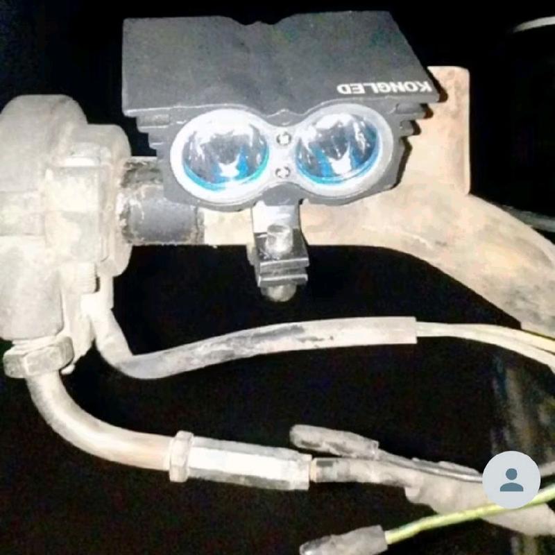 Paket lampu sorot led 3mata Owl + saklar 3mode on off 30watt 12-24volt lampu tembak sorot motor universal 5