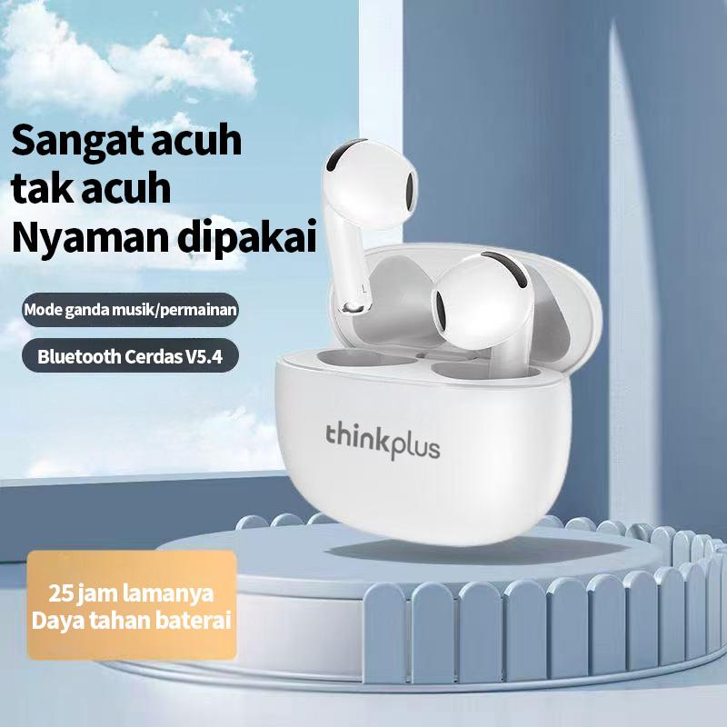 Lenovo thinkplus New Air Pro Earphone Bluetooth Nirkabel Sejati Headphone Suara HiFi Latensi Rendah Pengurangan Kebisingan Earbud untuk iPhone Android
