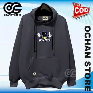 Hoodie Switer Distro Pria Wanita Terlaris Warna Carcol Bahan Katun Flecee Motif Sablon Wildones Sweater Hoodie Unisex Keren