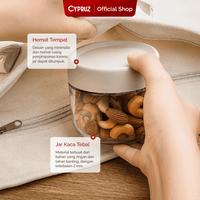Gambar [SPESIAL KOKO PANCI] [COD] Cypruz Glass Jar Tempat Penyimpanan Makanan Sereal Multifungsi 300 ml dari Cypruz Kitchenware Kota Administrasi Jakarta Utara 4 Tokopedia
