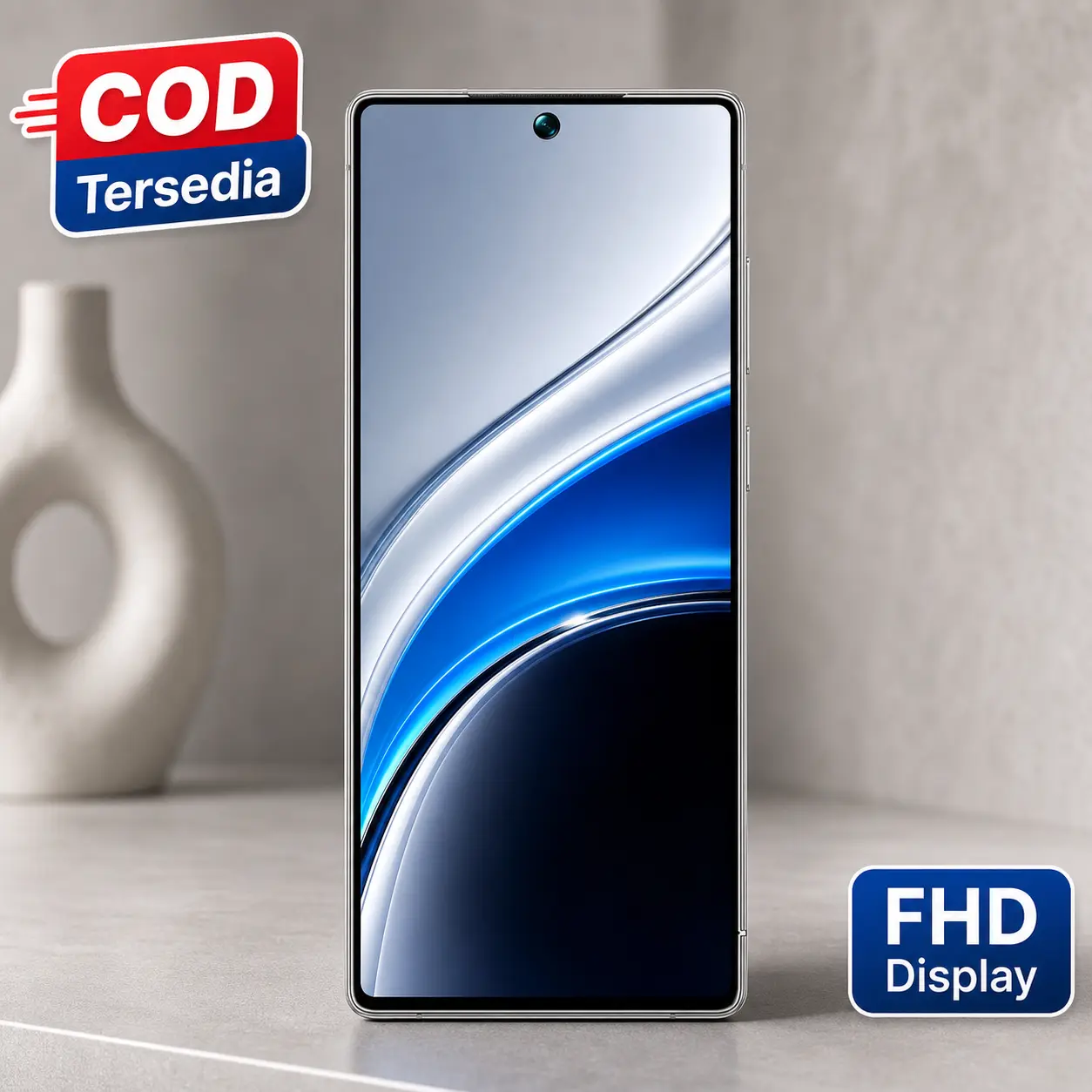 [Gaming Phone] For Realme C75 Handphone Asli 7.5inci Layar 16GB+1TB 5G WiFi Bluetooth Android 14.0 dengan 8000mAh Kamera 32MP+108MP 10Core Face Unlocked Fingerprint ID Metal Built-in Frame