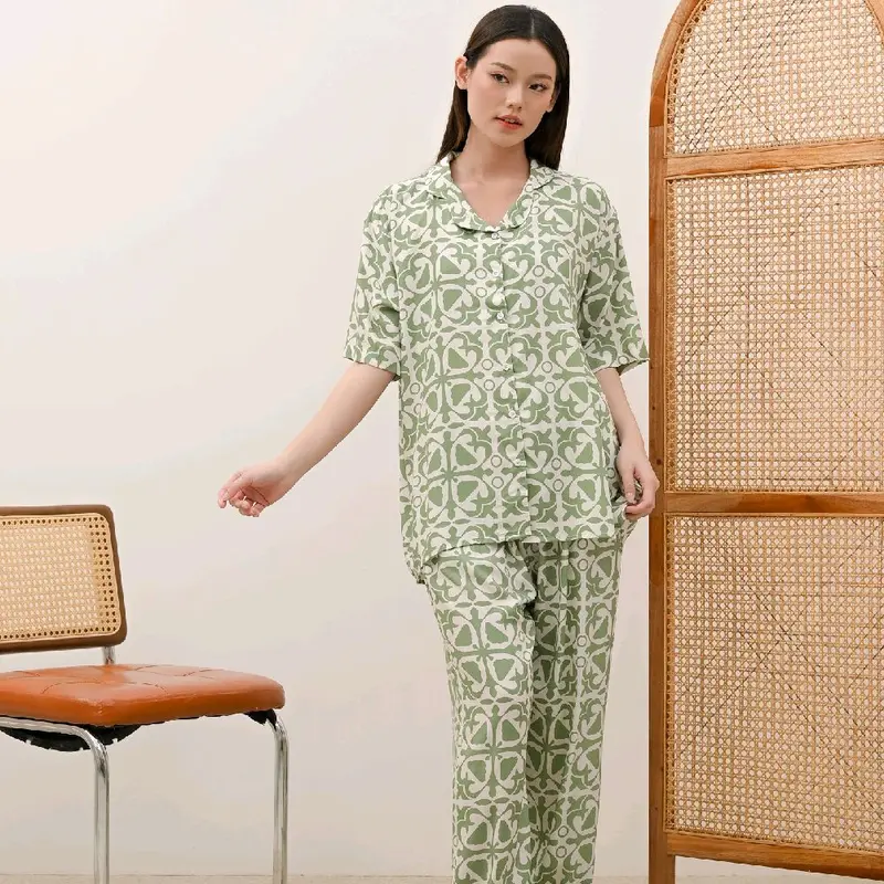 RUMI SET / Piyama Wanita Lengan Pendek (Katalog 2) Busui 5