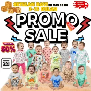 Setelan Baby Paket ISI 3-7 Setel FREE Singlet 3 PCS Estimasi Usia 3 Sampai 15 Bulan Maksimal BB 10kg Bahan Katun Pe Doubel /Set kado bayi/Parsel/PAKET KADO/bayi cowok cewek