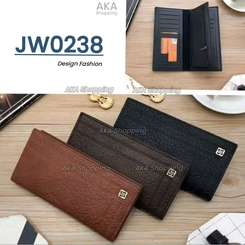 DP02 JW0238 | Dompet Panjang Pria Kartu Uang Cowok Kulit Premium 1
