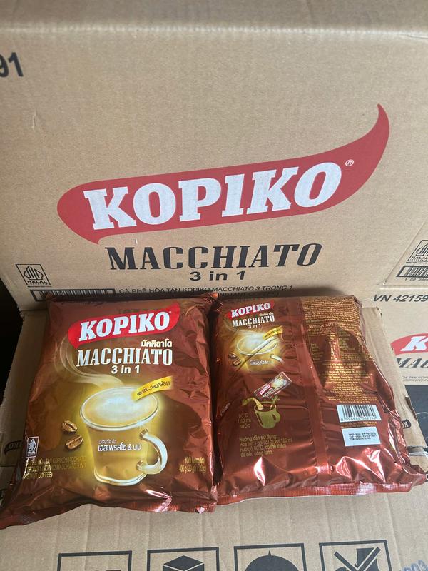[ 2 Bịch * 400gr ] Cà Phê Hòa Tan  Macchiato kopiko ( 40 gói nhỏ )