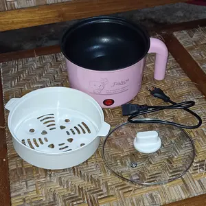 Panci Listrik / Panci Elektrik Free Kukusan Stainless / Panci Penggorengan 0.8L