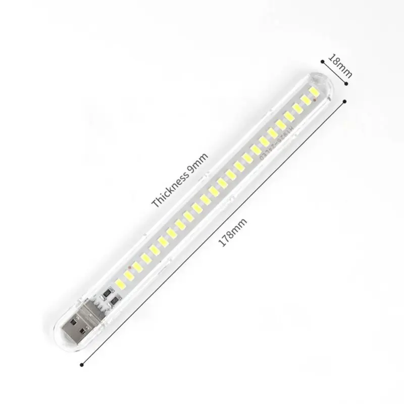 Đèn Đọc Sách LED 24 Màu, Đèn Đầu Giường USB Bảo Vệ Mắt Mới, Tiết Kiệm Năng Lượng, Đồ Dùng Gia Đình, Đèn Cầu Thang Trong Nhà 2