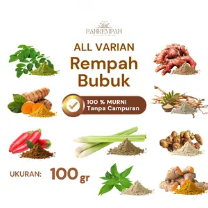 [LENGKAP] Rempah Indonesia BUBUK 100g Grade A - Bumbu Masak & Bahan Jamu Tradisional Pilihan