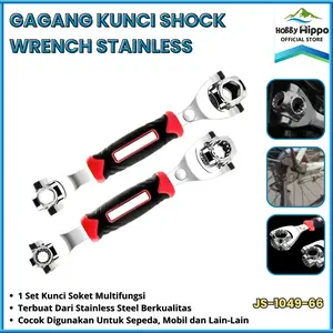 [COD] GAGANG KUNCI SHOCK WRENCH  STAINLESS MULTI FUNGSI 8 IN 1 JS-1049-66