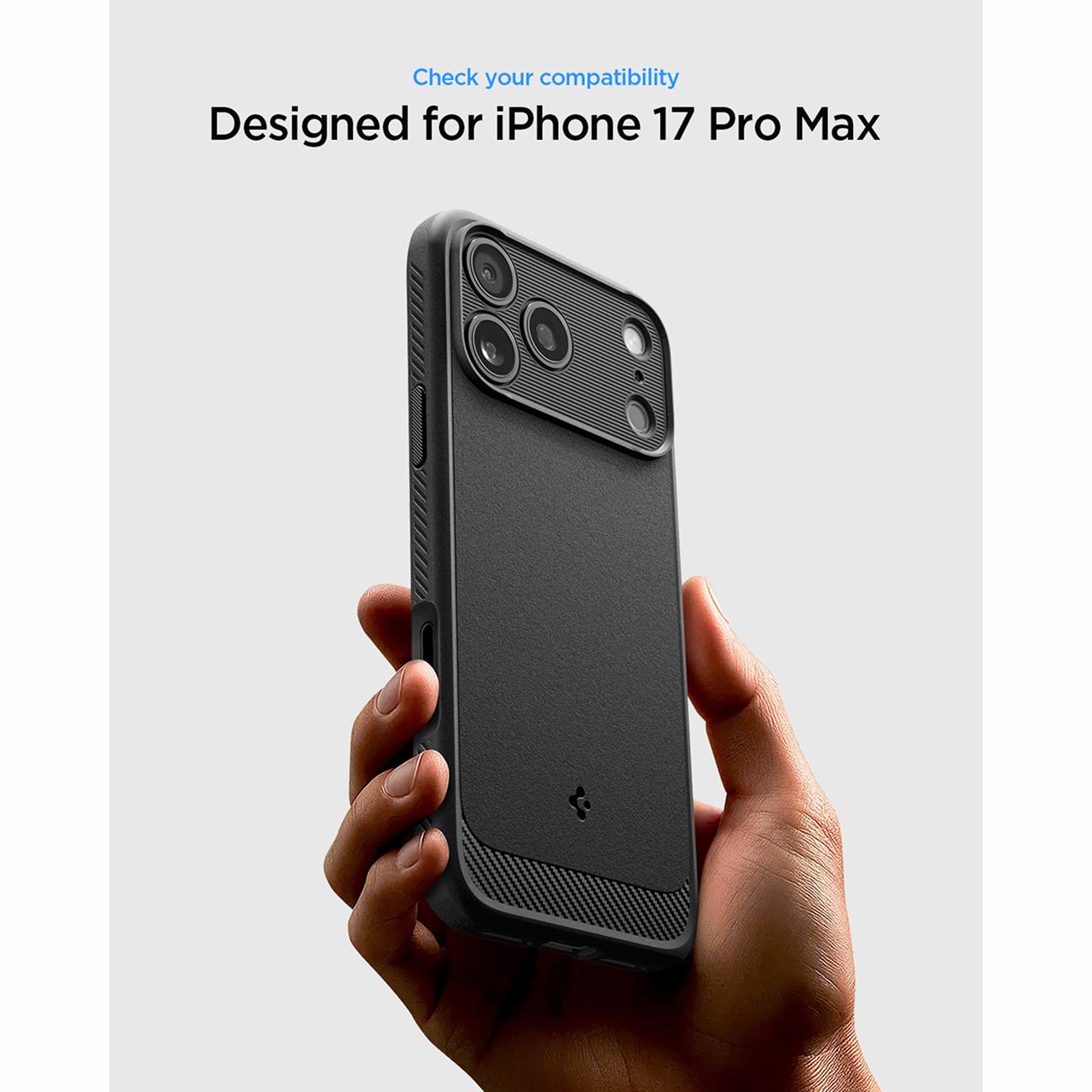 Spigen iPhone 17 Pro Case Rugged Armor MagFit - Gray ACS10330 (Offline SKU)