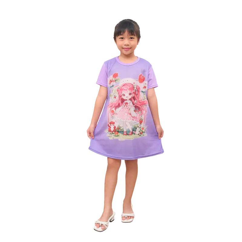 PROMO DASTER ANAK PEREMPUAN USIA 1-9 TAHUN ISI 6 PCS PRINTING FASHION BAJU TIDUR ANAK PROMO PAKET 2 1