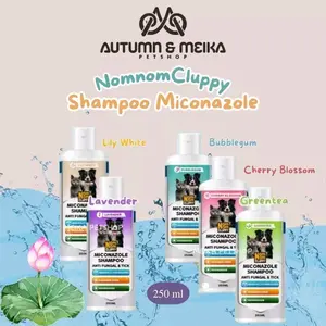 Nom Nom Cluppy SHAMPO MICONAZOLE / Shampo Hewan Kucing Anjing / Shamppi Anti kutu dan Jamur 250ml