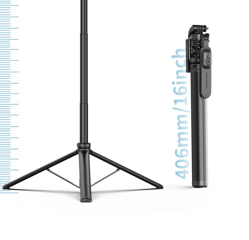 Product Introduction of 2055mm Selfie Stick Tripod with Wireless Remote Removable Fill Light Extendable Tripod with 1/4 Screw for Phone Camera Live Broadcast IOS Android 58