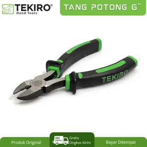 TEKIRO Tang Potong 6" Diagonal Pliers 6 Inch Alat Pemotong Paku Kawat Kabel ORIGINAL