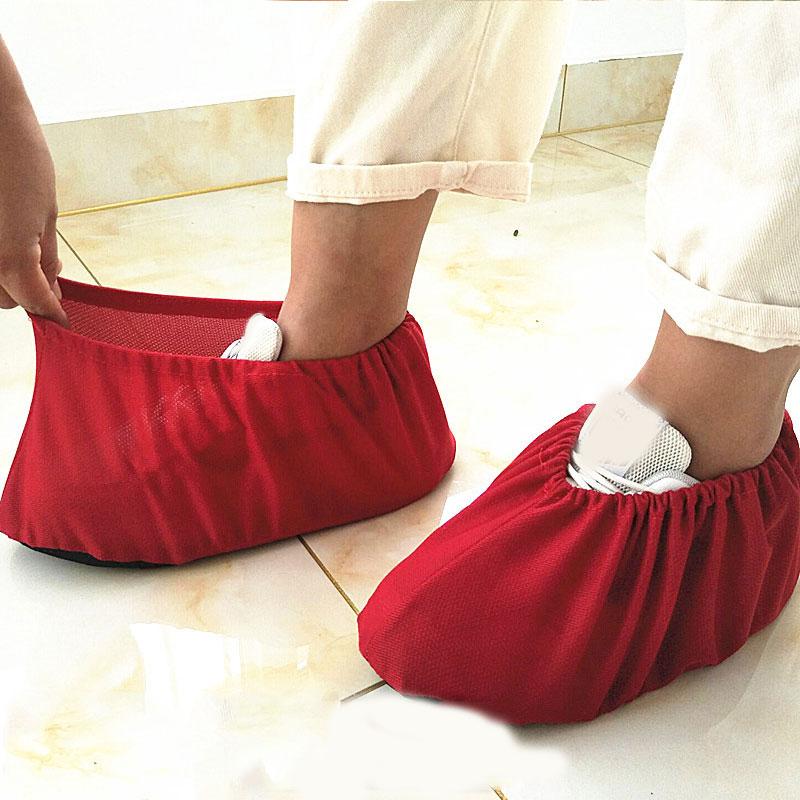 1 pair Non-slip Outdoor Shoe Covers Reusable Shoes Protector Washable Cover Keep Floor Carpet Cleaning Household Outdoor New 5