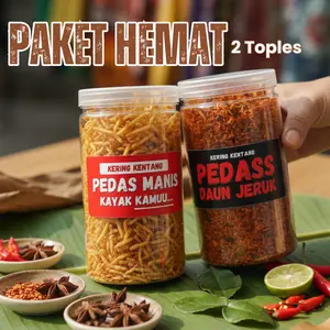 Kering Kentang Mustofa Original Pedasmanis Pedasdaunjeruk by ngemil didapur