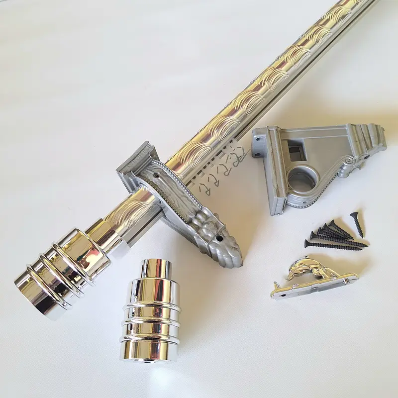 Batang Besi Gorden Full Set Rell Gorden Mewah Ukuran 50cm - 2 Meter Model Minimalis 3
