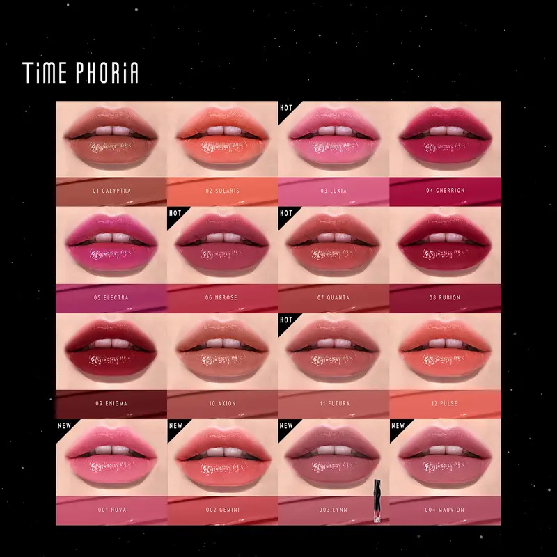 【HOT SALE 】TIME PHORIA - STELLAR DUST LIP STAIN 5ML  | Lipstick Lip Tint  Lip Gloss Lipcream Long Lasting Make Up Make Over Pigmented Matte Lip Cream 6