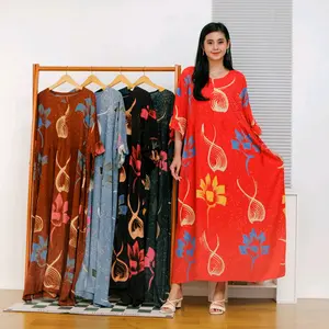 Daster Chibi Mayung Super Jumbo Lukis LD 150 Pb 120 Rayon Premium Tebal//Daster Chibi Super Jumbo Dress Wanita Batik Bumil Casual Ibu Menyusui Panjang Nyaman Dewasa