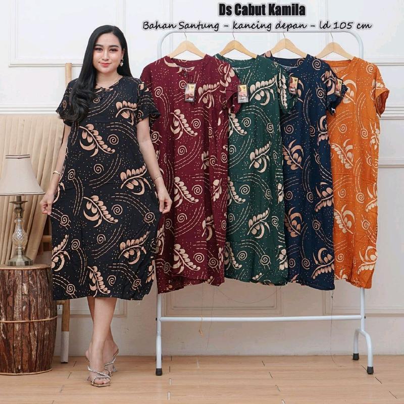 daster cabut bahan santung/ rayon | ld 105 cm 1