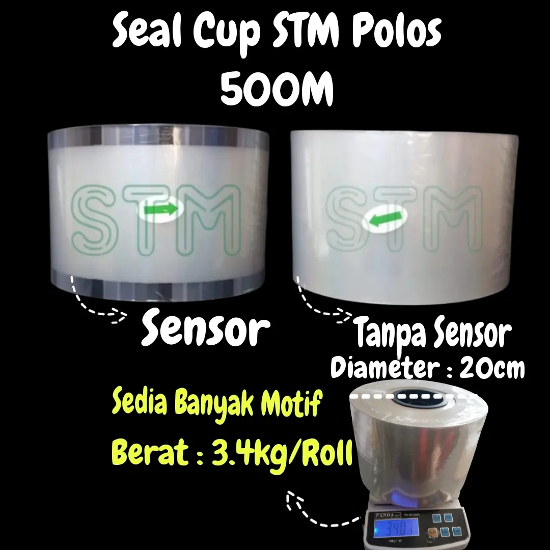 Sealer cup Plastik/Cup Sealer STM/Sealer Cup Plastik Minuman 500m Seal Jumbo