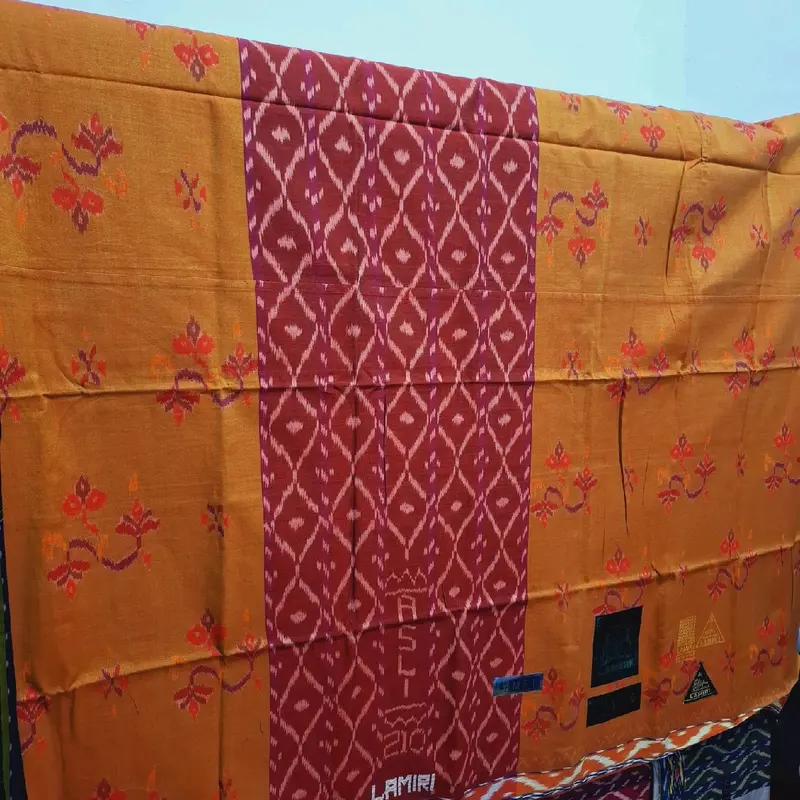Sarung LAMIRI  MST Bahan Mesres Bahan Lembut Jahit Tengah  Muslim Dewasa 3