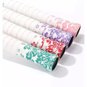 Grip Raket Badminton / Tennis Padel GUEE Motif Bunga | handgrip bulu tangkis tenis pancing joran