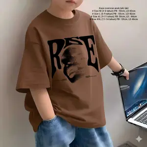 Kaos Distro Atasan OVERSIZE Anak Laki-Laki RISE / Fashion Anak Laki-Laki Buat Umur 3-14 Tahun
