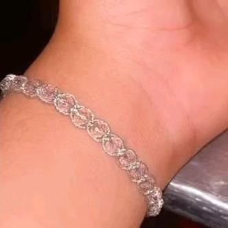 Grape Peach Macrame Bracelet Gelang Tali 0