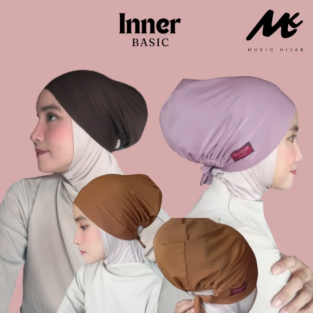 Mukio Ciput tali inner basic turki jersey ciput  Jilbab