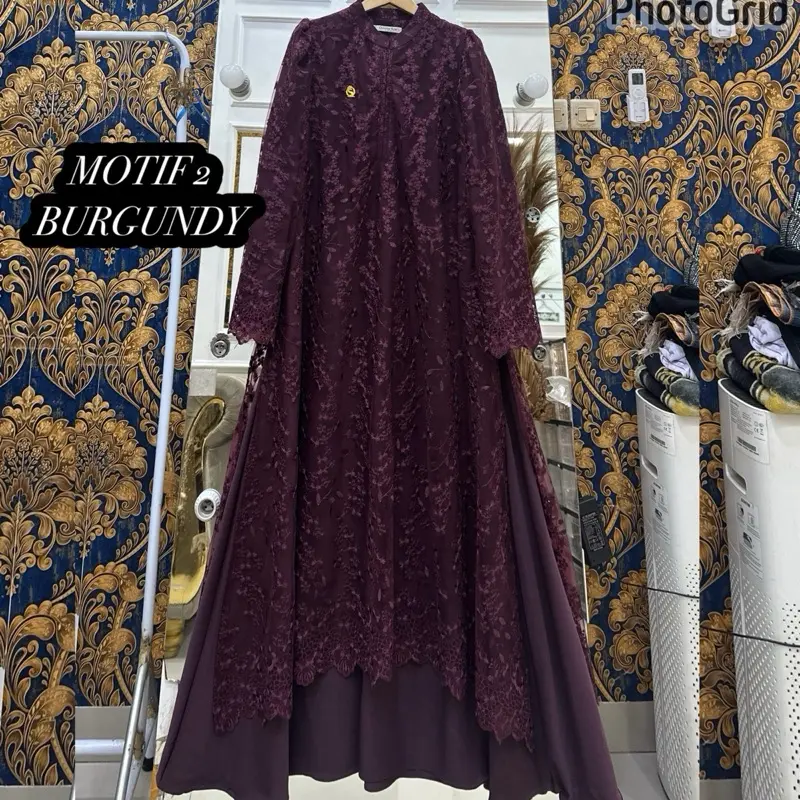 MOTIF 2 BURGUNDY