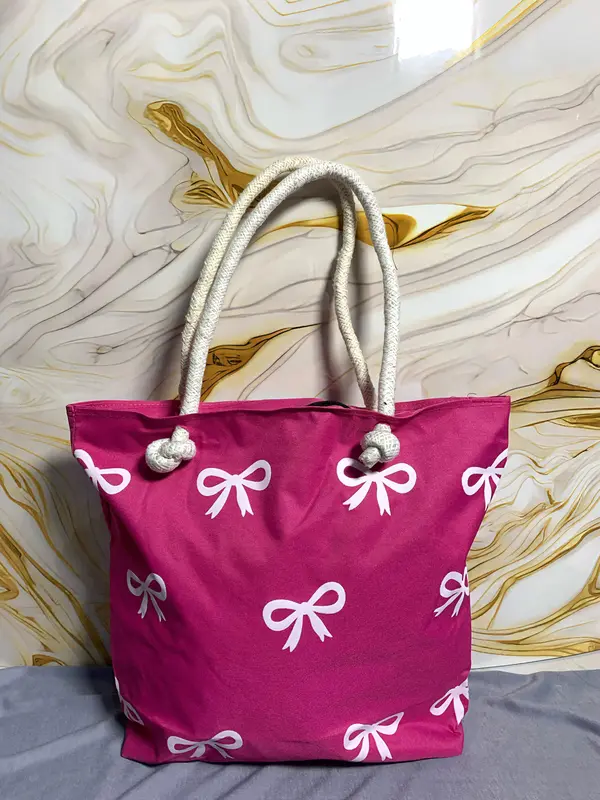 Tas Tote Multifungsi Terbaru dengan Tali Sumbu untuk Wanita - Totebag 3