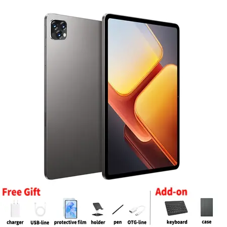 Pro 11  Pad Ponsel dan Layar LCD 16GB+1TB tablet android 58mp ipad murah 9600mAh Tablet PC Screen Wif 5G Dual SlM Dual StandbyOriginal Tablet 2