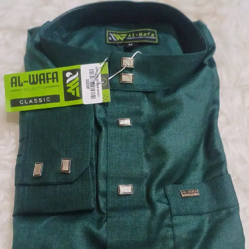 Gamis dewasa al wafa uk S,M,L,XL,gamis dewasa,gamis laki laki,jubah laki laki,jubah dewasa Muslim Pria 4