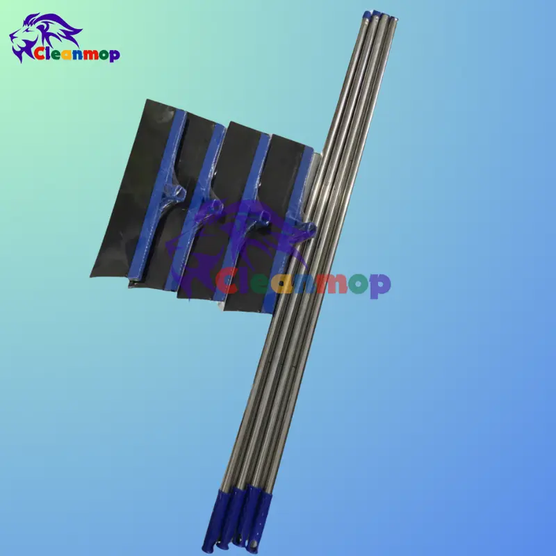 Cây gat nước công nghiệp, Cây đẩy nước, cán inox siêu bền Làm Sạch vat  dung gia dinh chổi  đẩy gạt nước cao su 6