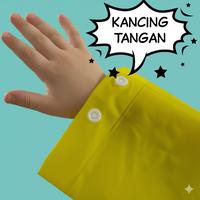 Gambar Jas Hujan Anak Korea Hoodie Ponco Lengan Polos Waterproof Bahan Eva Desain Modern Free Sticker Kartun Lucu - 805 - Kuning-S dari ALLEFIX Kota Surabaya 5 Tokopedia