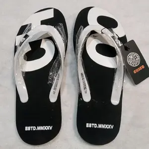 Sandal Jepit PREMIUM ALAS HITAM Cowok Pria Estd mmxxv dengan Desain Unik dan Nyaman untuk Kegunaan Sehari-hari