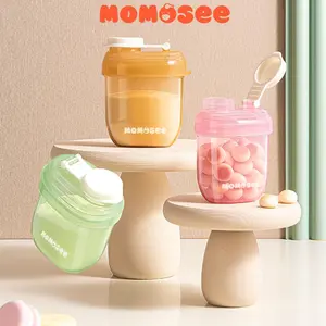 Momosee Kotak Susu Bubuk Bayi Mini 45gr Travel Kotak Penyimpanan Susu Bayi Anti Tumpah BPA Free CJ27