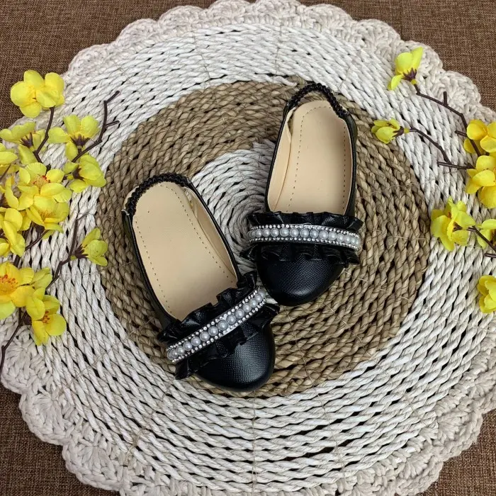 M✉U1 SEPATU SENDAL MUTIARA FLATSHOES COUPLE IBU DAN ANAK PEREMPUAN 3-6 TH N✉FR 3
